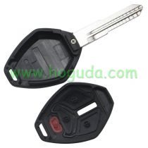 For Mitsubishi 2+1 button remote key blank with light button (No Logo)