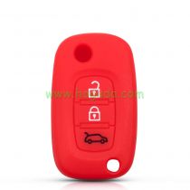 For Renault 3 button silicon case (red)