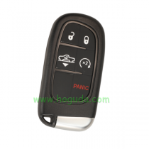 For Chrysler Dodge Ram 4+1  button smart Remote Car Key with 433Mhz PCF7945 ID46 Chip FCCID:GQ4-54T