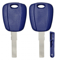 For Fiat transponder key blank Without Logo (Blue Color, can put TPX chip inside )
