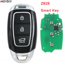 KEYDIY Remote key 3 button ZB28- 3 button smart key for KD900 URG200 KD-X2