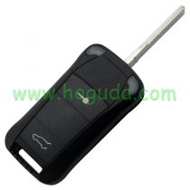 For Porshe Cayenne 2 button flip remote  key with ID46 Chip and 315Mhz