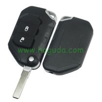 For Jeep 2 button remote key blank