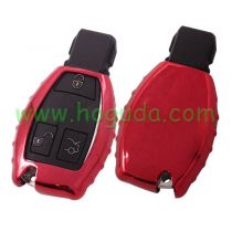 For Benz TPU protective key case Red colour