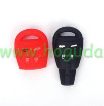 For Saab 2 button silicon case (red)