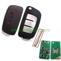 For Ford Mondeo 3 button Modified Flip Folding Remote Key with 433Mhz