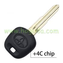 For Toyota transponder key with 4C Chip (TOY41 blade)