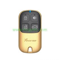 For Xhorse XKXH02EN Universal Remote Key 4 Buttons Golden Style English Version for VVDI Key Tool