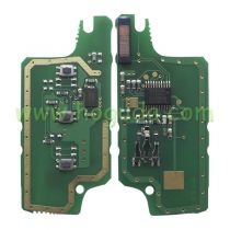 For Citroen 3 button flip remote key with VA2 307 blade (With Light button)  433Mhz ID46 PCF7961 Chip FSK Model