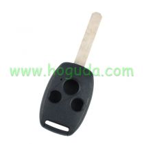 For high quality Honda 3 button remote key blank（no chip groove place) enhanced version