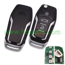 Ford style 3button remote key B12-3+1 for KD300 and KD900 to produce any model  remote
