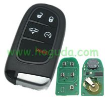 For Chrysler/Dodge keyless 4+1 button remote key with 434mhz with PCF7945M (HITAG AES) chip  FCC ID:GQ4 53T                                     