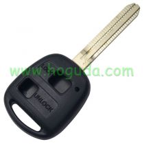 For Toyota 2 button remote key blank with TOY43 blade