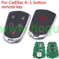 For Cadillac smart keyless  4+1 button remote key with 315Mhz used for For Cadillac SRX ATS XTS car