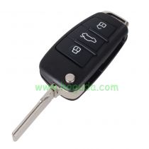 For Audi 3 button Keyless Go smart remote key with 8E Chip 315/434MHZ for choice 4F0837220AF