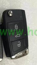 For Original VW   3 Button Flip Remote key - 433Mhz Keyless GO 5G0959753BC  5G0959753AG