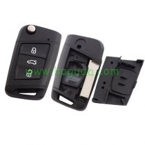 For VW 3 button remote key shell