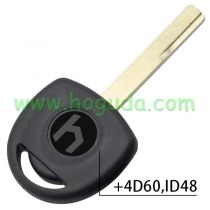 For Buick transponder key with right blade with 4D60 chips