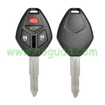 For high quality Mitsubishi 3+1 button remote key blank with right blade enhanced version