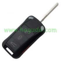 For Porsche Cayenne 3 button flip remote  key blank 