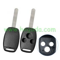 For high quality Honda 3 button remote key blank（with chip groove place) enhanced version
