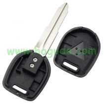 For Mitsubishi transponder Key shell with left blade Without Logo