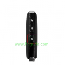 For Mazda 3 button smart remote key with 433MHz AES 6A CHIP  Model: SKE11E-01 P/N: BCYB-67-5DYA / BCYB-67-5DY with Trunk button