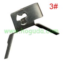 Car key battery clamp for remote key blank 3#