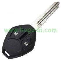 For Mitsubishi 2 button remote key blank with light button (No Logo)