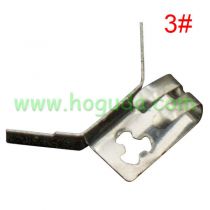 Car key battery clamp for remote key blank 3#
