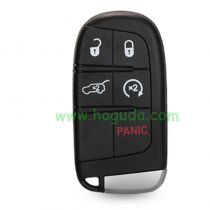 For Chrysler Grand Cherokee 4+1 button remote key with 433MHz ID46 Chip FCCID:M3N40821302