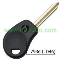 For Citroen transponder key with 7936 ( ID46) Chip