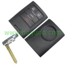 For Cadillac 3+1 button  remote key blank
