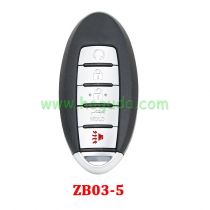 KEYDIY Remote key 5 button ZB03-5 smart key for KD900 URG200 KD-X2