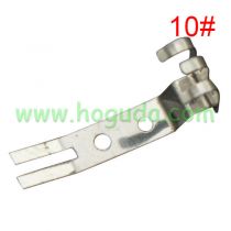 Car key battery clamp for remote key blank 10#