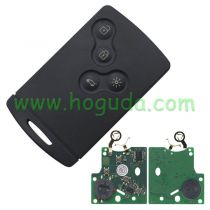 Original for Renault Megane&Laguna &Scenic Car non-keyless 4 button Remote key  with PCF7941 Chip and 433.9Mhz (No Logo) Remart: Original PCB
