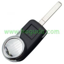 For Peugeot 2 button flip remote key blank with VA2 & 307 blade