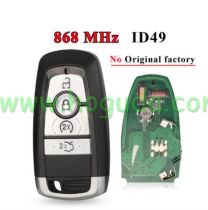 For Ford 4 button keyless remote key with 868mhz Hitag Pro chip FCC ID: HS7T-15K601-CB IC: A2C93142400