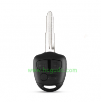 For Mitsubish 3 button remote key blank with MIT11R Blade (Right Blade) with logo