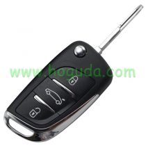 Original For Peugeot 3 button modified flip remote key blank