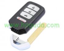 For Honda 4 button smart keyless remote key with 433.92mhz with hitag3 47 chip FCC ID：KR5V1X A2C83161800