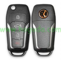 For Xhorse XNFO01EN Wireless Remote Key Ford 4 Buttons 