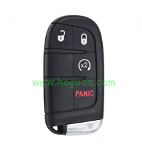 For Chrysler Compass 3+1 button Remote Car Key with 433Mhz ASK 4A Chip FCCID: M3N-40821302