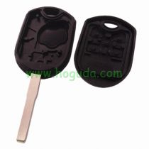 For Ford 4 button remote key blank with HU101 blade