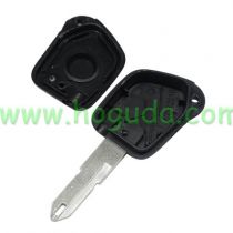 For Peugeot 1 button remote key blank 206 blade without logo