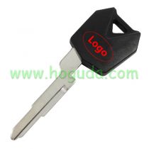 For Kawasaki Motorcycle transponder key bank with left blade （black color)