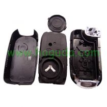 For Fiat 4 button flip remote key blank with SIP22 without logo