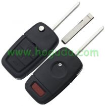 For GMC Pontiac 3+1 button flip remote key blank