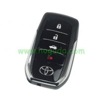 For Toyota 4 button remote key blank 