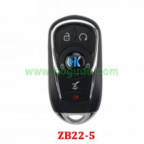 KEYDIY Remote key 3 button ZB22- 5 button smart key for KD900 URG200 KD-X2
